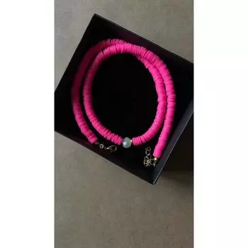 Ожерелье из бисера Fimo