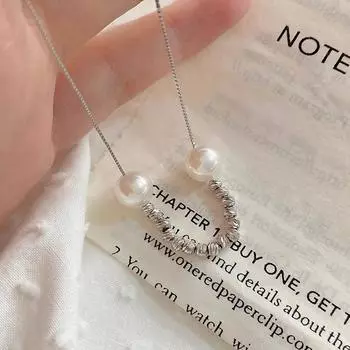 Ожерелье из бисера в форме срезанного цветка, маленькое и роскошное, высокое чувство, индивидуальный дизайн, новый стиль