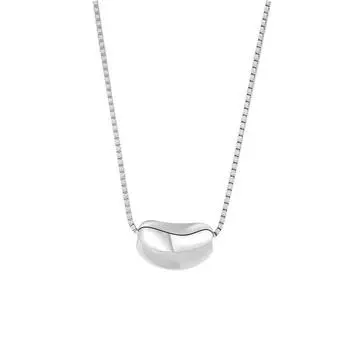 Ожерелье из бобов акации для женщин, японский и корейский простой и модный темперамент, холодный стиль, универсальная цепочка с подвеской Doudou на ключицу