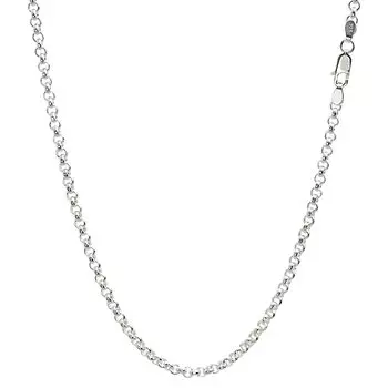 Ожерелье из цепочки Sears Roll, серебро SV 925, ширина 45 см [Sears] 3,3 мм
