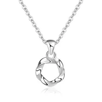 Ожерелье из чистого серебра 999 пробы, женское, легкое, роскошное, нишевое, простое, на ключицу, цепочка 99