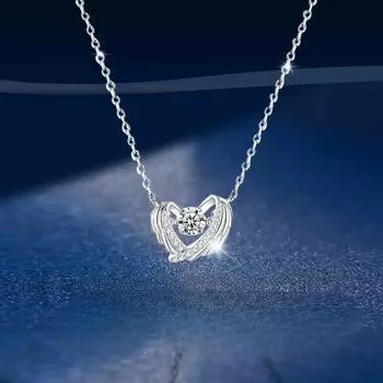 Ожерелье из чистого серебра S999, женское, нишевое, дизайн, легкая, роскошная, ключичная цепочка, стерлинговое серебро