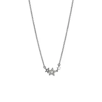 Ожерелье из циркония Star Square для женщин; Кольцевая цепь; Роскошный, милый, модный подарок в виде ювелирного украшения