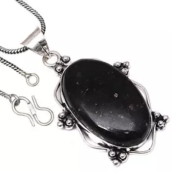 Ожерелье из драгоценного камня нууммит, ручная работа, старинные украшения 2 дюйма