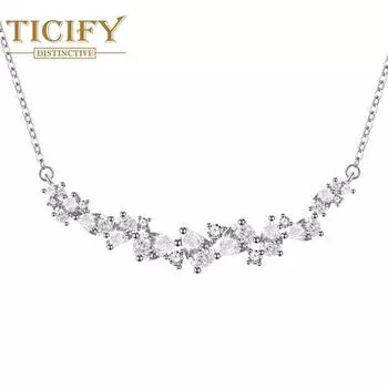 Ожерелье из глицинии, легкий роскошный модный подарок белый