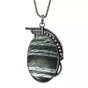 Ожерелье из ископаемого коралла, драгоценный камень, ручная работа, ювелирное изделие 2,5 дюйма