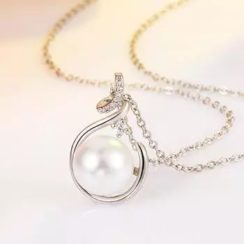 Ожерелье из искусственного жемчуга ABS, женское, высококачественное, с бусами, подвеска-игрушка