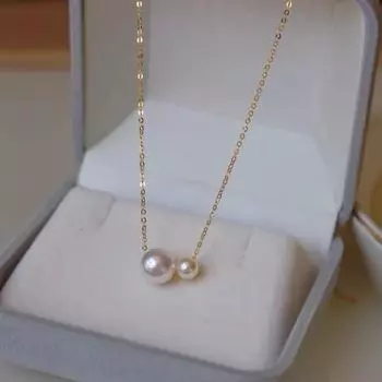 Ожерелье из искусственного жемчуга из стерлингового серебра S925, женское, нерегулярное, легкое, роскошное, дизайн меньшинств, осенне-зимняя цепочка на ключицу 925