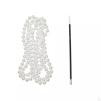 Ожерелье из искусственного жемчуга с бусинами, аксессуары 1920-х годов, подарок для вечеринки