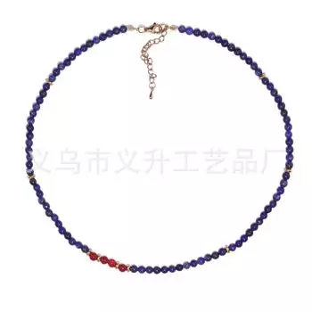 Ожерелье из лазурита, женские украшения, женские колье-чокеры, женские вечерние ожерелья, модные украшения