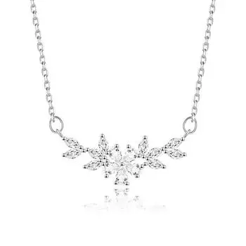 Ожерелье из листьев и цветков Sweet Flower, ошейник из супер бессмертной лесной глицинии в подарок лучшим друзьям