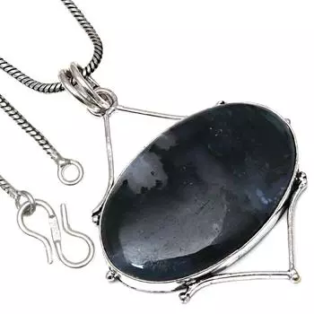 Ожерелье из мохового агата, драгоценный камень, ручная работа, старинные украшения, 2 дюйма