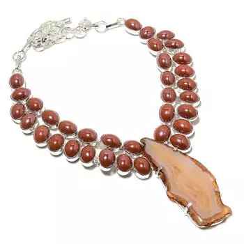 Ожерелье из натурального апельсина, колье из стерлингового серебра 925 пробы, 18 дюймов, j5R43