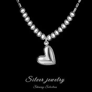 Ожерелье из натурального серебра 925 пробы с тремя благословениями для женщин - роскошный аксессуар с подвеской 925 Sterling Silver