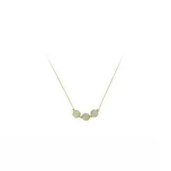 Ожерелье из нефрита Хотан, новое легкое, роскошное, нишевое, дизайн, ключичная цепочка, простое лето