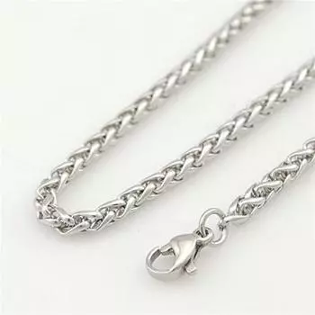 Ожерелье из нержавеющей стали Мужская цепь Аксессуары Киль одинарная цепь 50cm