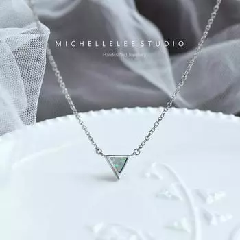 Ожерелье из нержавеющей стали с подвеской изысканного дизайна, цепочка на ключицу, не выцветает, титановая сталь, милое, крутое ожерелье