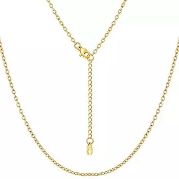 Ожерелье из нержавеющей стали Женское индивидуальное ожерелье своими руками 22 inches/55.88 cm золотой