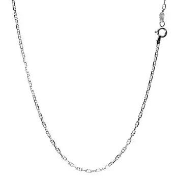 Ожерелье из якорной цепи, серебро SV 925, ширина 60 см [Sears] 2,3 мм