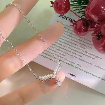 Ожерелье из роз с нишевым дизайном, легкая роскошь, атмосфера элитной девушки, подарок