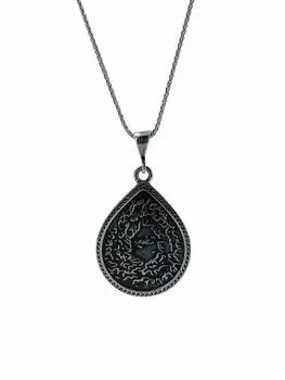 Ожерелье из серебра 925 пробы с длинной цепочкой Kitmir Prayer длиной 60 см