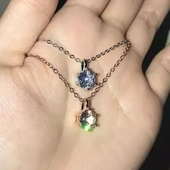 Ожерелье из серебра 925 пробы с круглыми бриллиантовыми подвесками для женщин, подарок Colgantes De or Bizuteria, подвески с драгоценными камнями и топазом 925 пробы