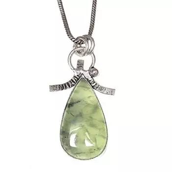 Ожерелье из серебра с драгоценными камнями Пренит Марлен, ручная работа, 1,75 дюйма