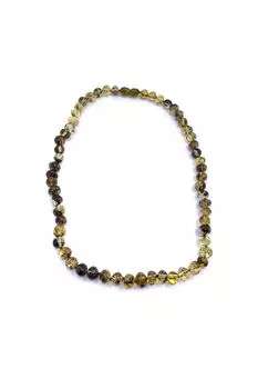 Ожерелье из сертифицированного янтаря из натурального камня, модель 1