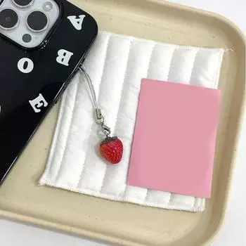 Ожерелье из смолы с клубникой, подвески, красивые ювелирные изделия, аксессуары из бусин, подвеска из смолы в виде сладких фруктов для серег, поделки