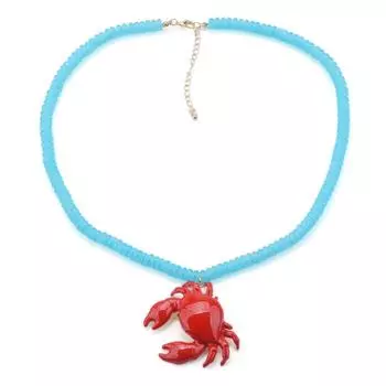 Ожерелье из сплава краба, женское, смешанные аксессуары, бохо, ожерелье