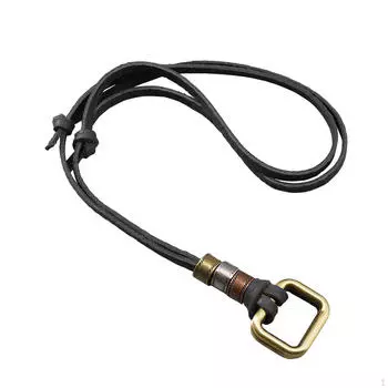 Ожерелье из сплава с подвеской, удобное для ношения подростками, друзьями, подарок на день рождения чёрный