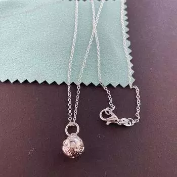 Ожерелье из стерлингового серебра 925 пробы, милый маленький кулон с изображением земли, о-цепочка для женщин, очаровательные ювелирные изделия, подарок, Рождественский подарок 60CM