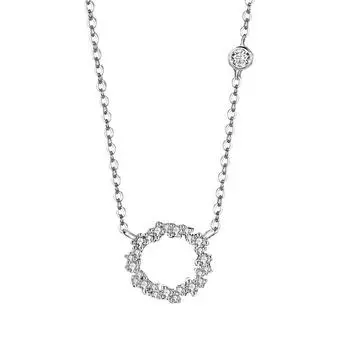 Ожерелье из стерлингового серебра 925 пробы, синее море, модное, короткое, простое, темпераментное, ключичная цепочка, серебряные ювелирные изделия 925