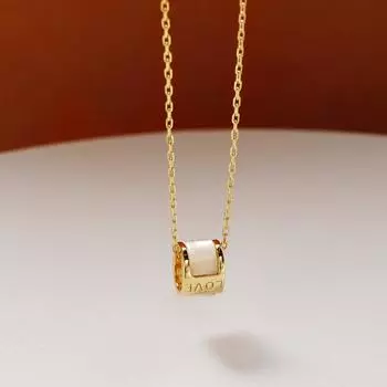 Ожерелье из стерлингового серебра 925 пробы, женская универсальная бижутерия Ins Style, нишевый дизайн, легкая роскошная цепочка на ключицу