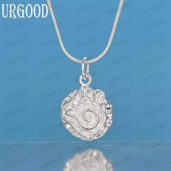 Ожерелье из стерлингового серебра 925 пробы с розой, модные свадебные украшения S-40CM