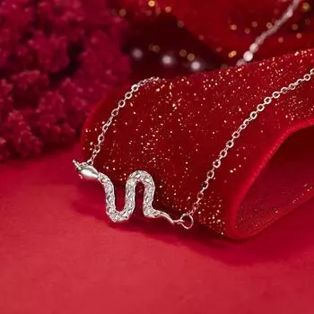 Ожерелье из стерлингового серебра 925 пробы, женская мода, простая цепочка в виде змеи на ключицу, змея, короткая, высококачественная, легкая, роскошная цепочка на шею 925 Silver