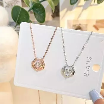 Ожерелье из стерлингового серебра S925 для девочек, подвеска в виде единорога, цепочка на ключицу