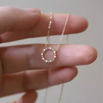 Ожерелье из стерлингового серебра S925 пробы, женское, синяя легенда моря, кольцо с бриллиантами, темпераментная японская и корейская ключичная цепочка 925