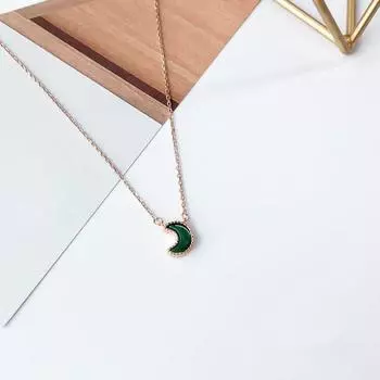 Ожерелье из стерлингового серебра S925, женская звезда, луна, бабочка, кулон в виде павлина, цепочка на ключицу