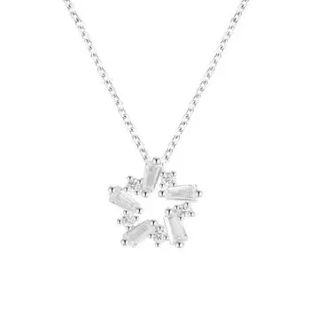 Ожерелье из стерлингового серебра S999 для женщин, универсальное, нишевое, элитное, элегантное, супербессмертная цепочка на ключицу, серебряная цепочка на шею Adjustable size серебряный