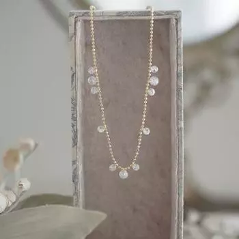 Ожерелье из стерлингового серебра Tears Star River S925 для женщин, легкая роскошная цепочка на ключицу меньшинства, блестящее ожерелье из циркона, инкрустированное бриллиантами 925