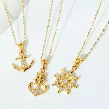 Ожерелье из титановой стали для европейских и американских девушек в стиле хип-хоп-панк, не выцветает летом, универсальные аксессуары высокого класса с допамином