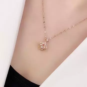 Ожерелье из титановой стали для женщин, новый популярный дизайн подвески-саше Sense Ins Style Simple Jewelry