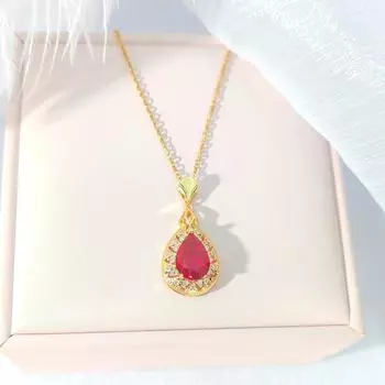 Ожерелье из титановой стали в форме капли воды, женское, легкая роскошь, высокий темперамент, инкрустированное цирконом, подвеска, цепочка для ключицы