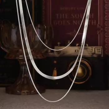 Ожерелье из титановой стали в стиле хип-хоп, многослойное, для ношения, чокер для мужчин и женщин