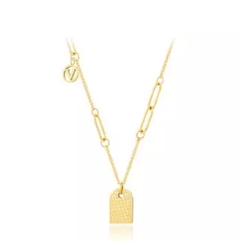 Ожерелье из титановой стали Xiaoxiangfeng, женское, нишевое, дизайн, легкая, роскошная, ключичная цепочка из нержавеющей стали, короткая подвеска-пружинка