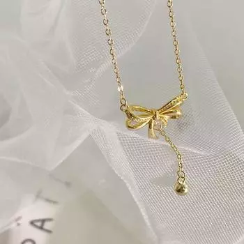 Ожерелье из тыквы «Фуцзы» легкое и роскошное, высокого качества, в новом китайском стиле, изысканное и элегантное, в китайском стиле