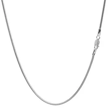 Ожерелье из змеиной цепи Sears, серебро SV 925, ширина 60 см [Sears] 1,8 мм серебряный