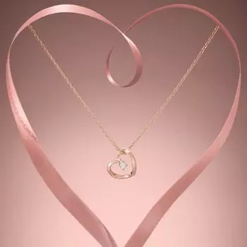 Ожерелье J.ESTINA LALA J HEART (JJLJNQ1BF345SR420) – Элегантные украшения в форме сердца