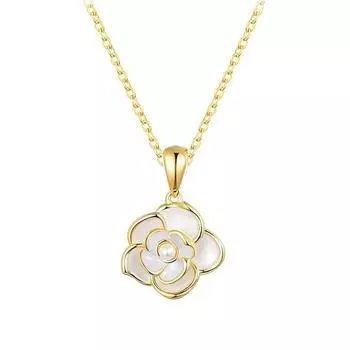 Ожерелье «Камелия» для женщин, японское и корейское, простое и универсальное, пасторальное, с небольшим ароматом, в стиле цветка, на ключицу